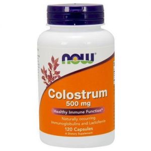 NOW Colostrum 500mg 120 cps.